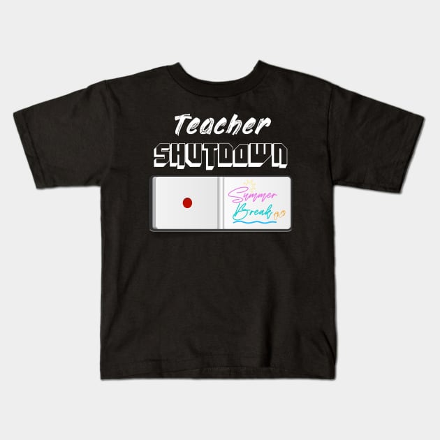 Teachers shutdown Kids T-Shirt by Moulezitouna